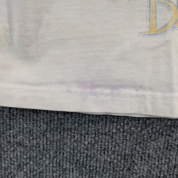 Disney Studio Collection Men's Big Bad Wolf T-Shirt White Small Crew Neck - Picture 6 of 16